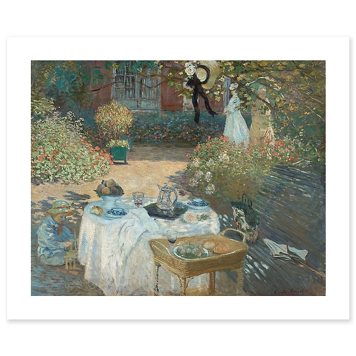 Le déjeuner: panneau décoratif (toiles sans cadre)