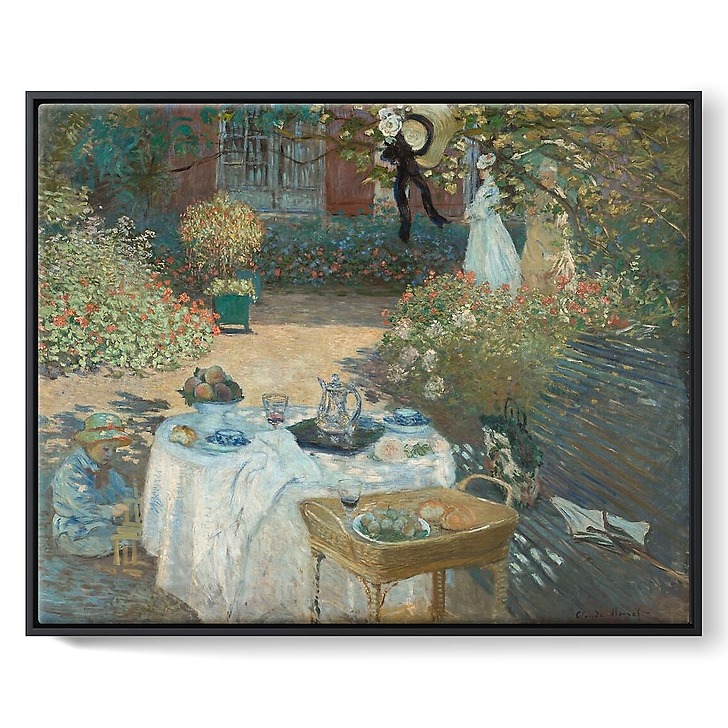 Le déjeuner: panneau décoratif (toiles encadrées)