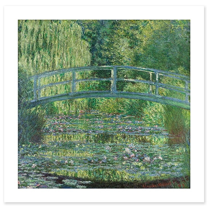 Water Lily Pond, Green Harmony (art prints)