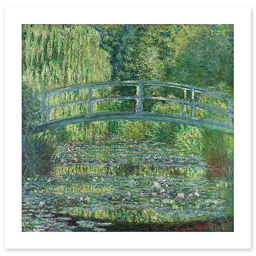 Water Lily Pond, Green Harmony (canvas without frame)