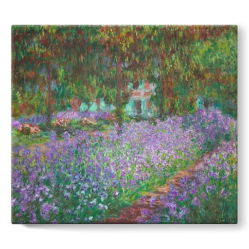 The artist's garden at Giverny (stretched canvas)