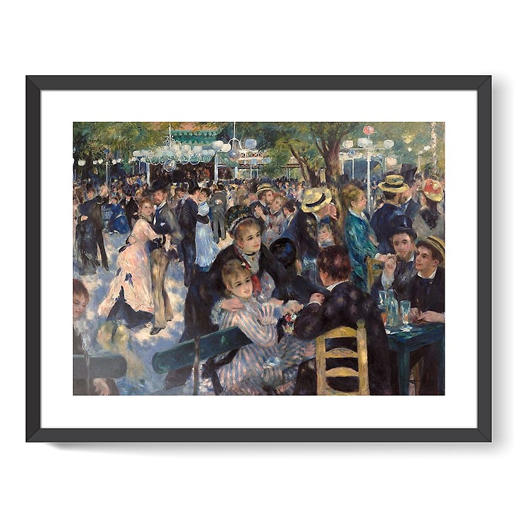 Bal du Moulin de la Galette, Montmartre (affiches d'art encadrées)