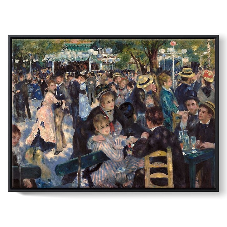 Ball At The Moulin De La Galette (framed canvas)