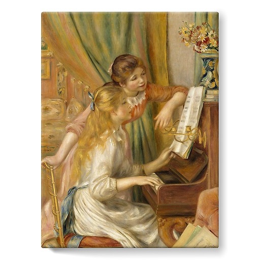Jeunes filles au piano (toiles sur châssis)