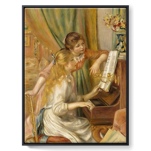 Jeunes filles au piano (toiles encadrées)