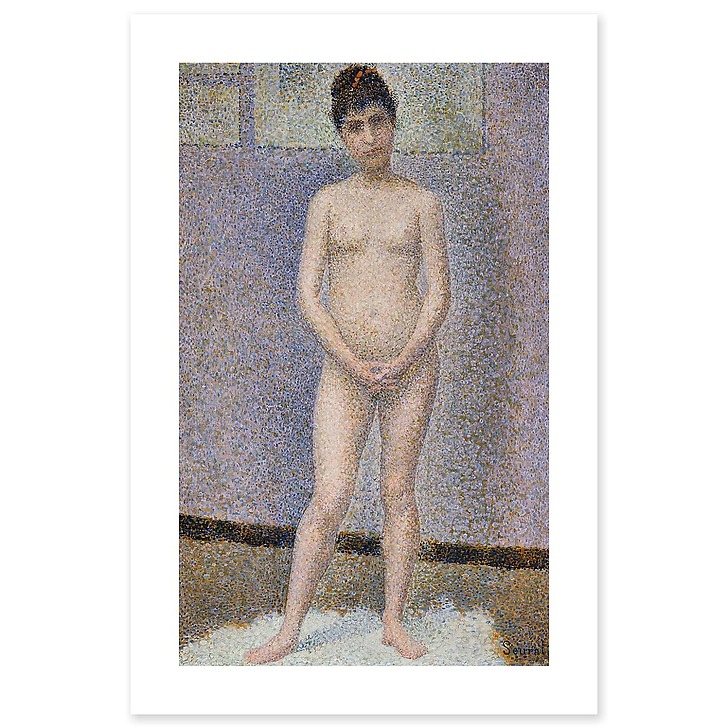 Poseuse de face (affiches d'art)