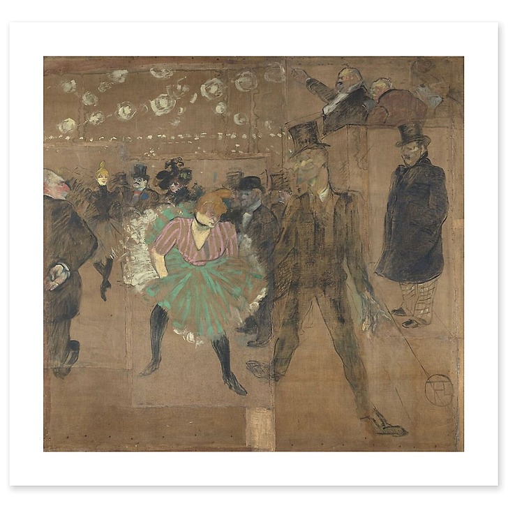 Panneaux pour la baraque de la Goulue, à la Foire du Trône à Paris I/II (affiches d'art)