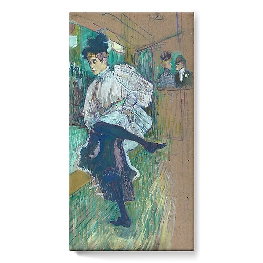 Jane Avril Dancing (stretched canvas)
