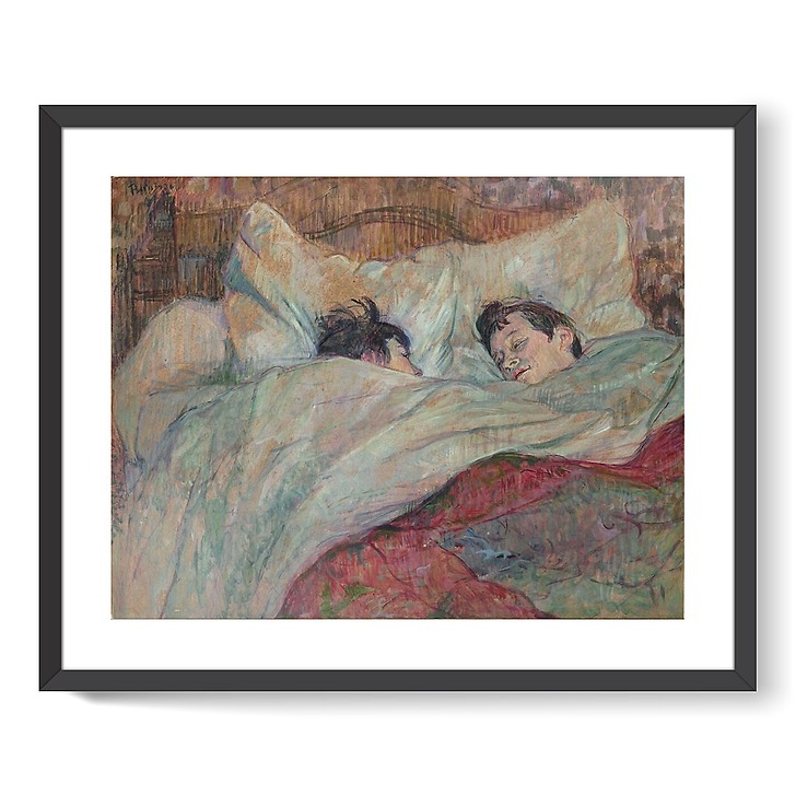 Le lit (affiches d'art encadrées)