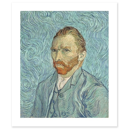Van Gogh self-portrait (canvas without frame)