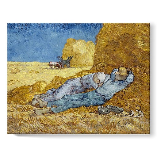 The siesta (after Millet) (stretched canvas)
