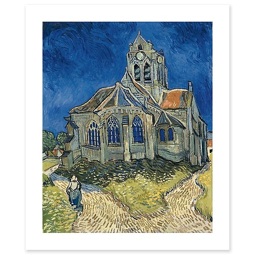L'église d'Auvers-sur-Oise (affiches d'art)