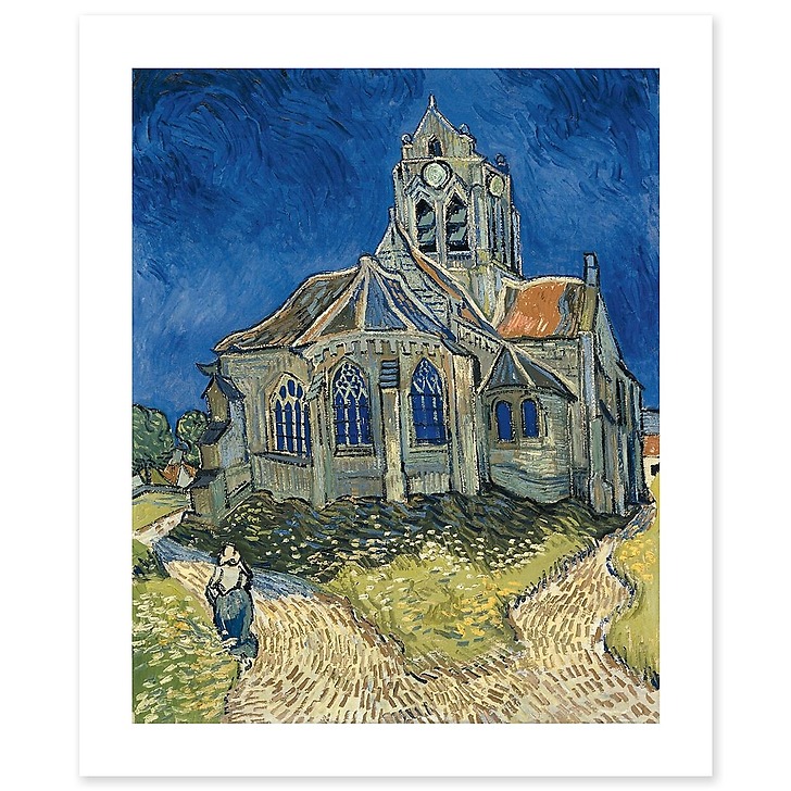 The Church in Auvers-sur-Oise (art prints)