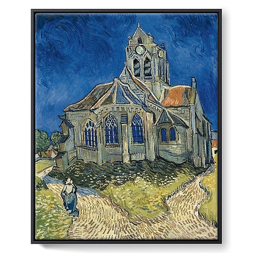 The Church in Auvers-sur-Oise (framed canvas)
