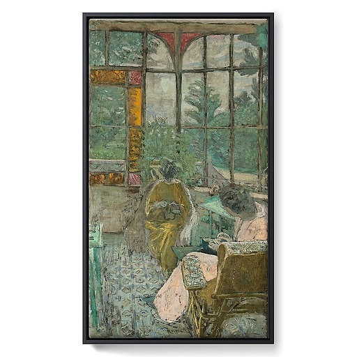The Veranda of Coadigon Loctudy, Marcelle Aron & Marthe Mellot (framed canvas)