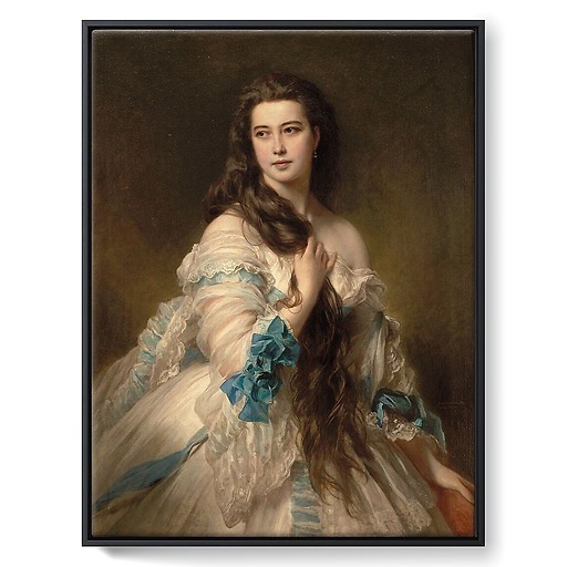 Portrait of Madame Barbe de Rimsky-Korsakov (framed canvas)