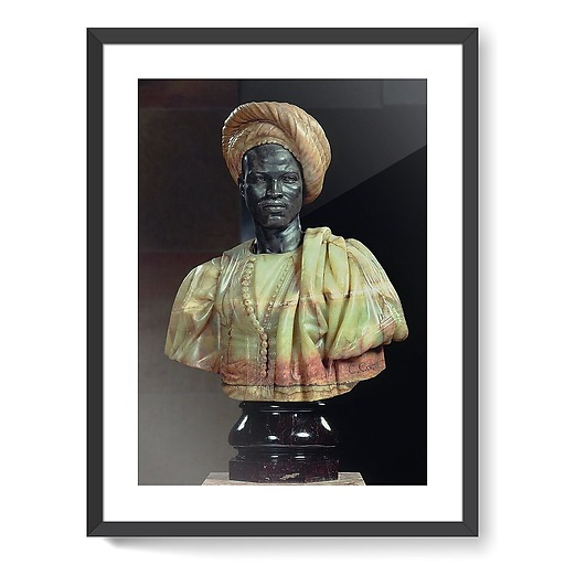 Homme du Soudan ou homme en costume algérien (affiches d'art encadrées)