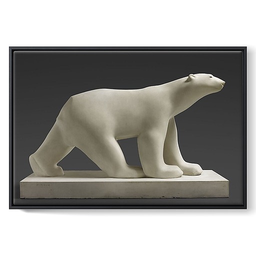 White bear (framed canvas)