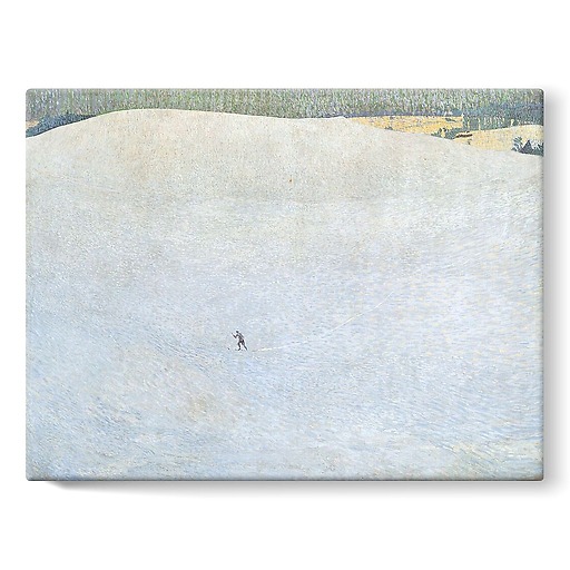 Snow landscape (Schneelandschaft) (stretched canvas)