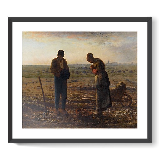 The Angelus (after cleaning) (framed art prints)