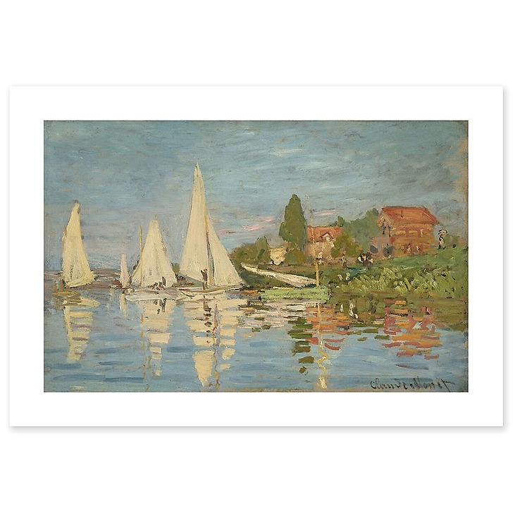 Régates à Argenteuil (affiches d'art)