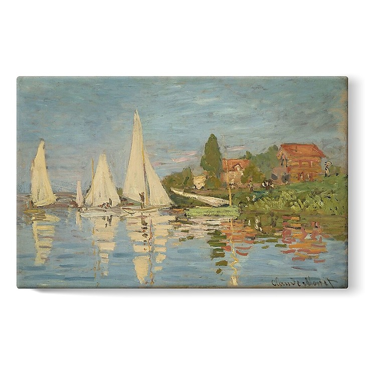 Regattas at Argenteuil (stretched canvas)
