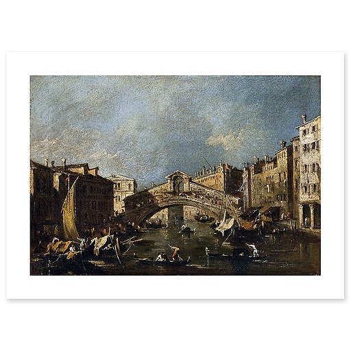Venise, pont du Rialto (affiches d'art)