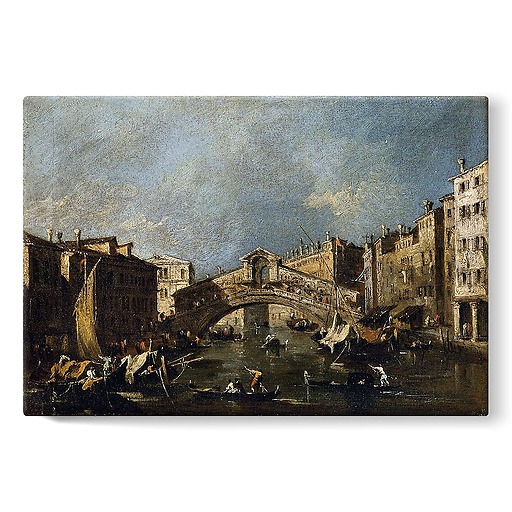 Venice, Rialto Bridge (stretched canvas)