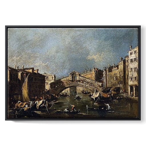 Venice, Rialto Bridge (framed canvas)