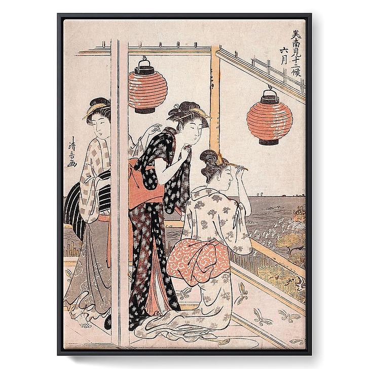 The 6th month: the carriers (framed canvas)