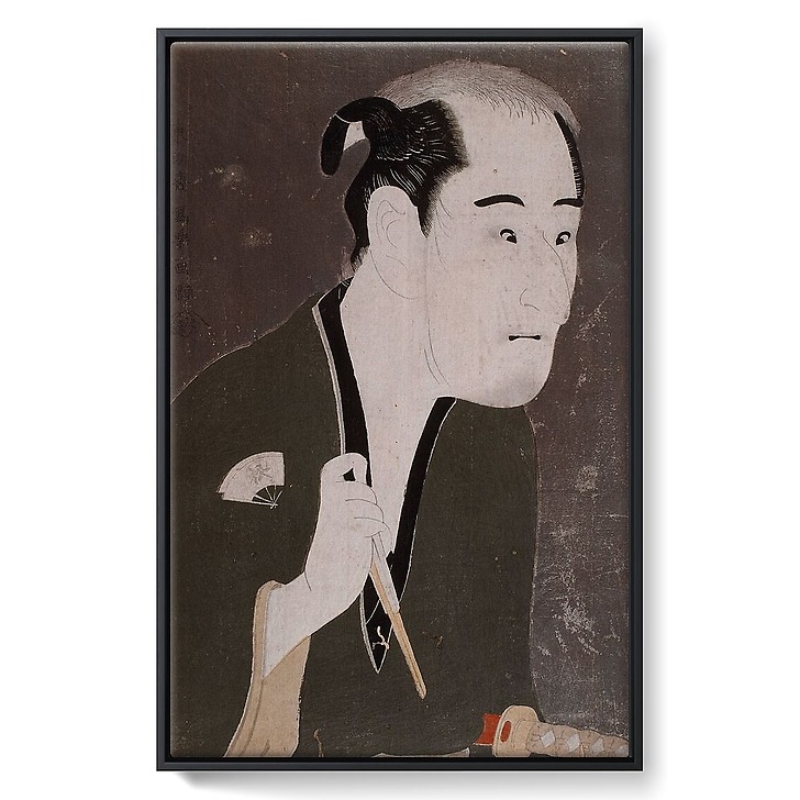 Portrait of Kabuki actor Onoe Matsusuke (framed canvas)