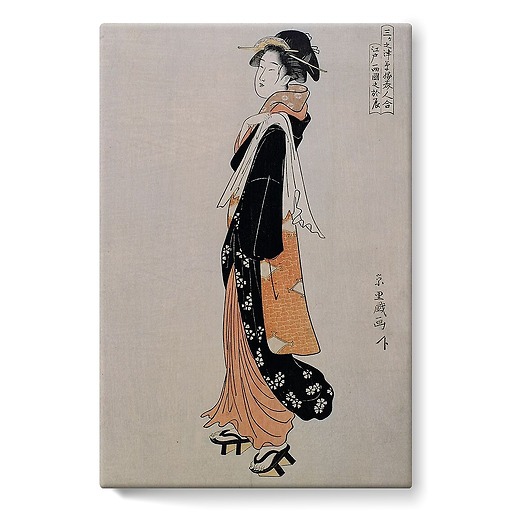 Otatsu of Ryôgoku in Edo (stretched canvas)