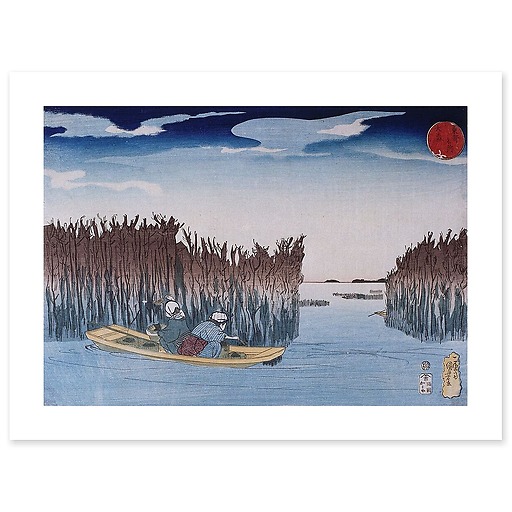 Seaweed Gatherers at Omori (canvas without frame)