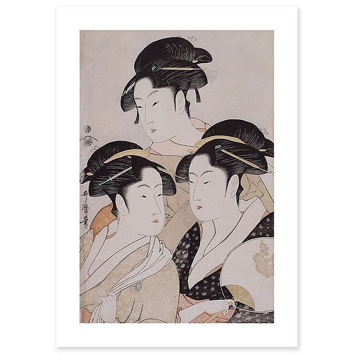 Three Beauties of the Present Day (art prints)