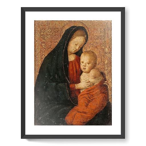 La vierge et l'Enfant (affiches d'art encadrées)