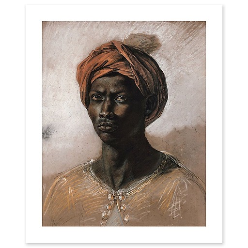 Man in a turban (canvas without frame)