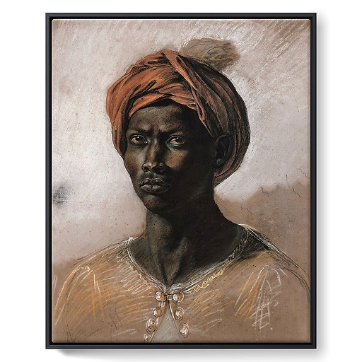 Man in a turban (framed canvas)