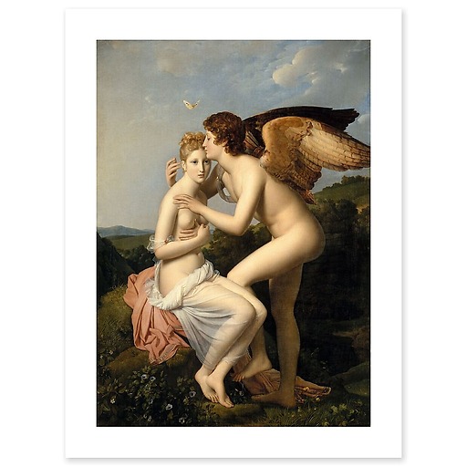 Psyché et l'Amour, dit aussi Psyché recevant le premier baiser de l'Amour (affiches d'art)