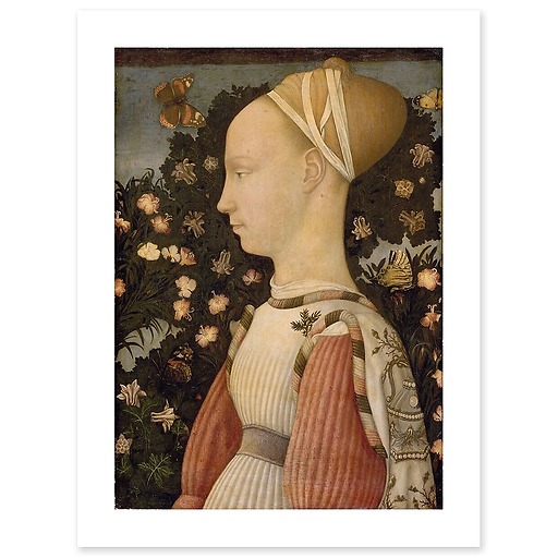 Portrait de Ginevra d'Este dit aussi Portrait de Marguerite de Gonzague (affiches d'art)