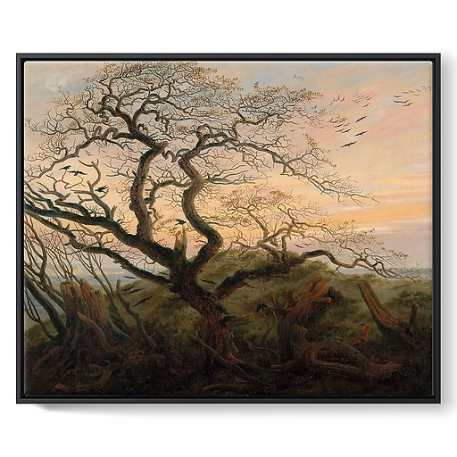 The Tree of Crows (framed canvas)