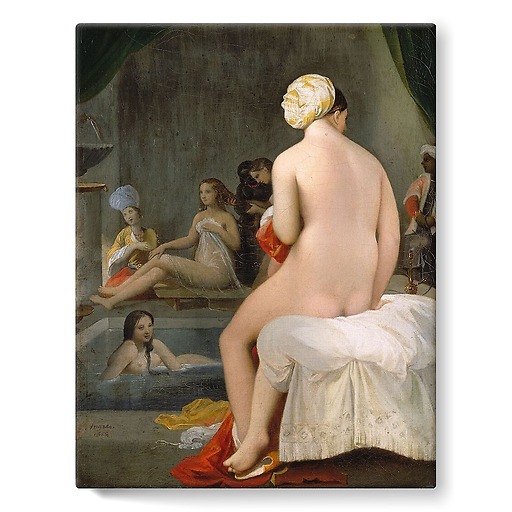 The little bather - Interior of a harem (stretched canvas)