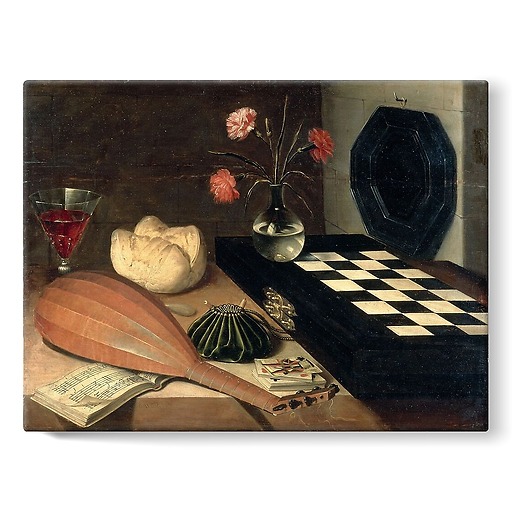 Still-life with Chessboard (stretched canvas)