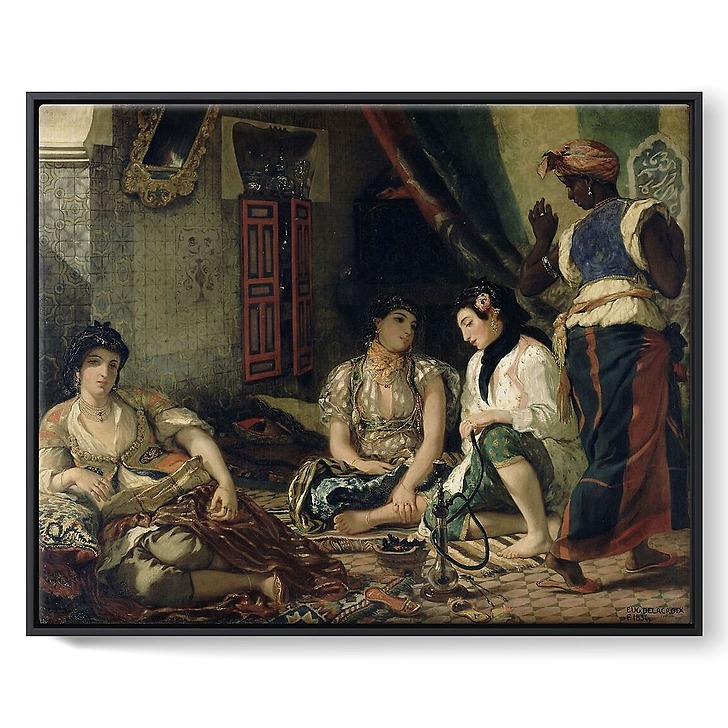 Women of Algiers in their Apartment (framed canvas)