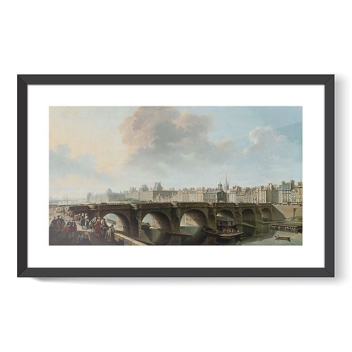 The Pont Neuf and the Samaritaine, in Paris (framed art prints)