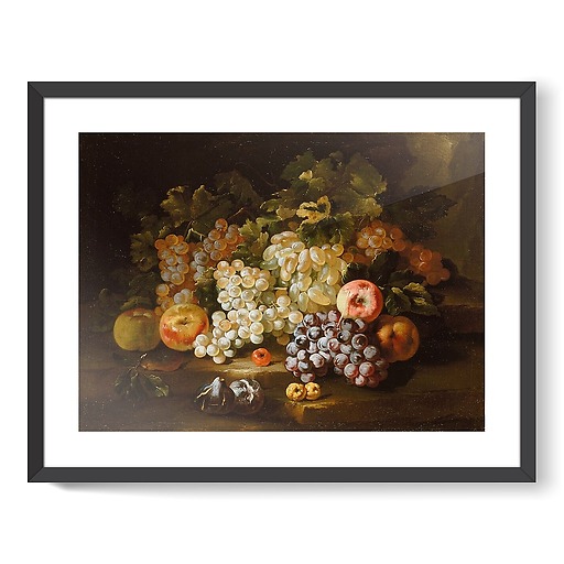 Still life with grapes and figs (framed art prints)