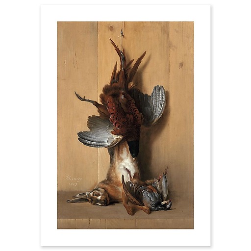 Still life with pheasant (canvas without frame)
