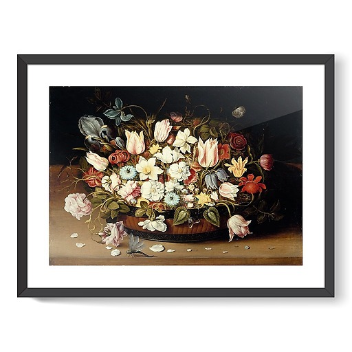 Basket of Flowers (framed art prints)