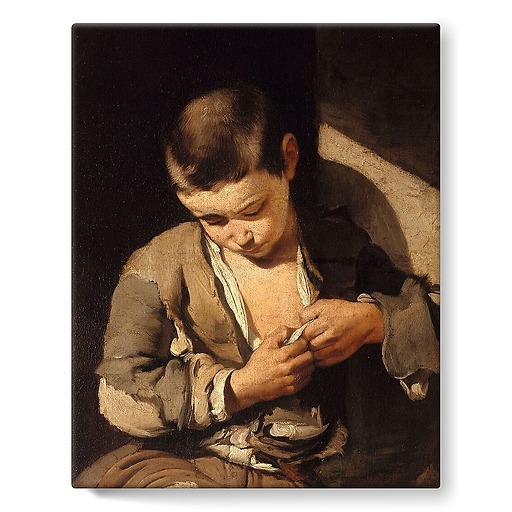 The Young Beggar (stretched canvas)