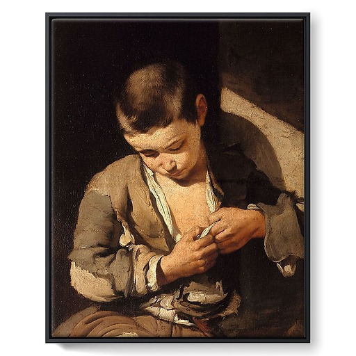 The Young Beggar (framed canvas)