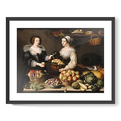 The Merchant of Fruits & Vegetables (framed art prints)